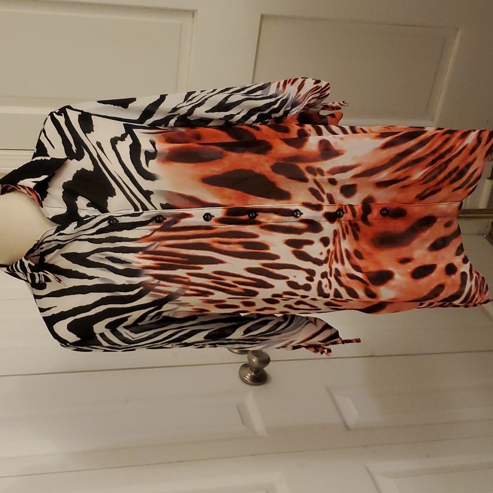 Mishca Animal Print Blouse